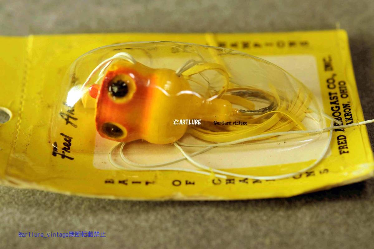 オールド珍品希少面白ルアーFRED ARBOGAST CO,. OHAIO FLY ROD LURE  VINTAGE LURE (6310-141)USA #OLDLURE #ARTLURE_VINTAGE 拍卖