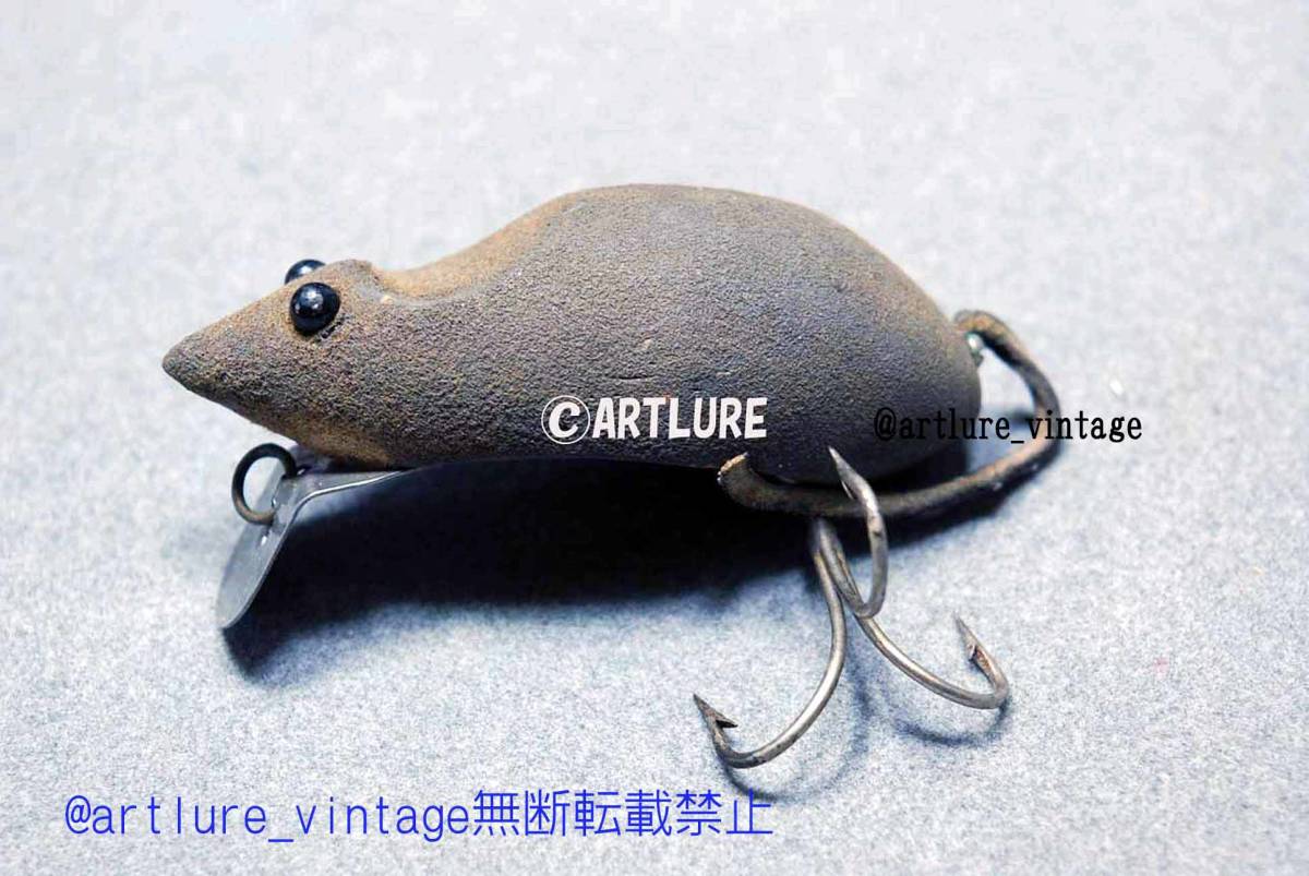 オールド珍品希少面白ルアー VINTAGE LURE SOUTHBEND MOUSE ORENO #949 c1934~(4305-127)USA #OLDLURE #ARTLURE_VINTAGE 拍卖