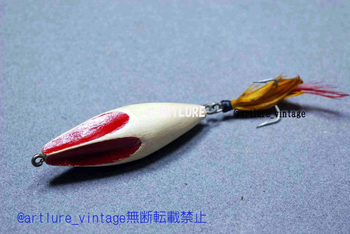 オールド珍品希少面白ルアーWILLSON BAIT CO,, WOBBLER  c1914~ VINTAGE LURE (4219-127)USA #OLDLURE #ARTLURE_VINTAGE 拍卖