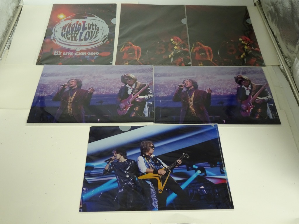 SH481★B'z/ビーズ クリアファイル 6枚セット A4サイズ 未使用品 稲葉浩志 松本孝弘拍卖