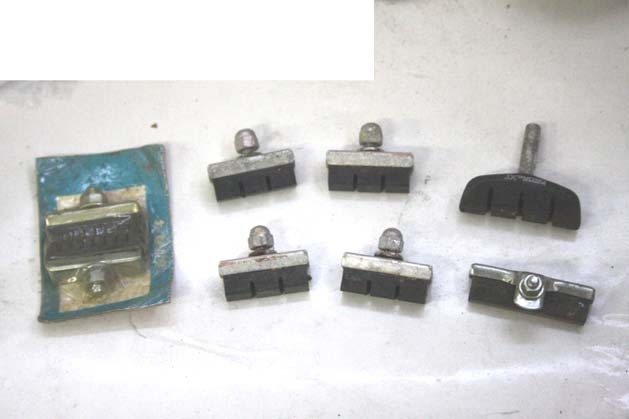 70s新品ブレーキゴム一式 検デコチャリセキネ宮田山口川村富士ツノダ丸石BS片倉ゼブラ水谷BMX自転車モペットガルーダモンテカルロアストロG拍卖