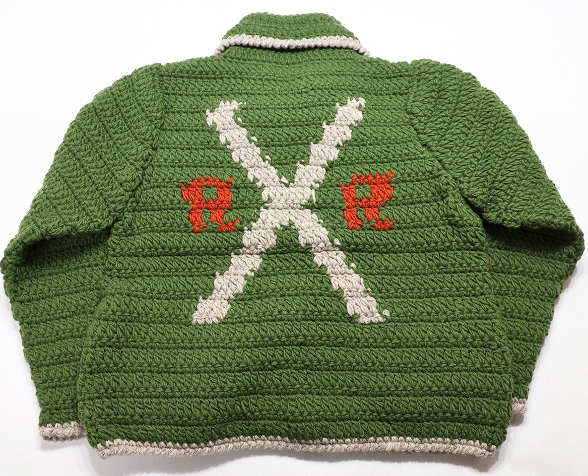 Bo's Glad Rags (ボーズグラッドラグス) アンデスウール ニットコート “R.R. Crossing” K17-01CAN 未使用品 XS / バーンストーマーズ拍卖