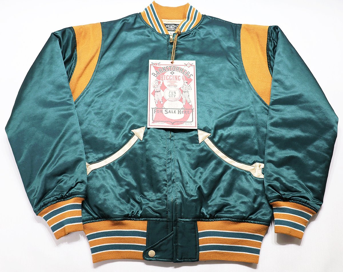 BARNSTORMERS (バーンストーマーズ) Warm-Up Jacket “WINDY BEACH” / ウォームアップジャケット ウィンディビーチ J16-01PB 未使用品 S拍卖