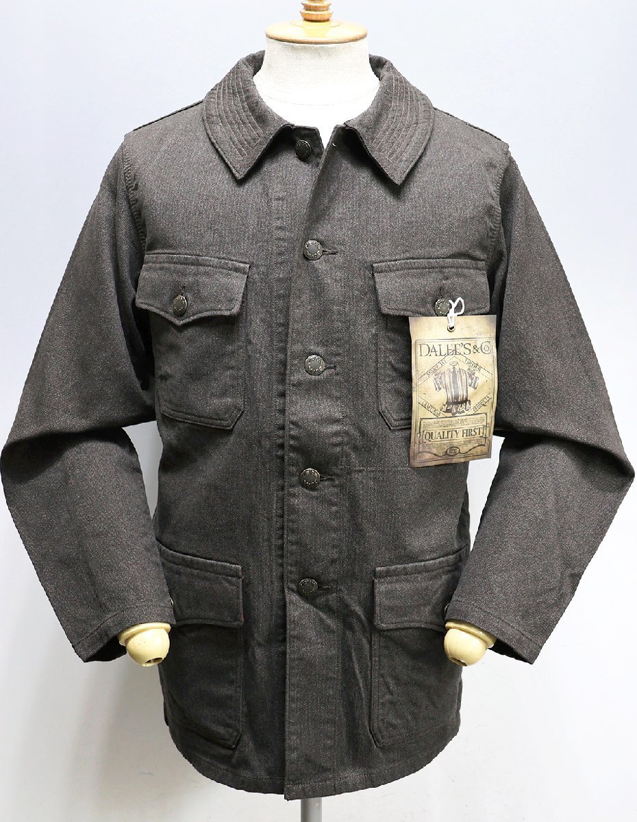 DALEE'S&Co (ダリーズアンドコー) Nowak...10s French Hunt Jacket / ノバック フレンチハントジャケット 未使用品 SWL.BRN size 15.5(M)拍卖