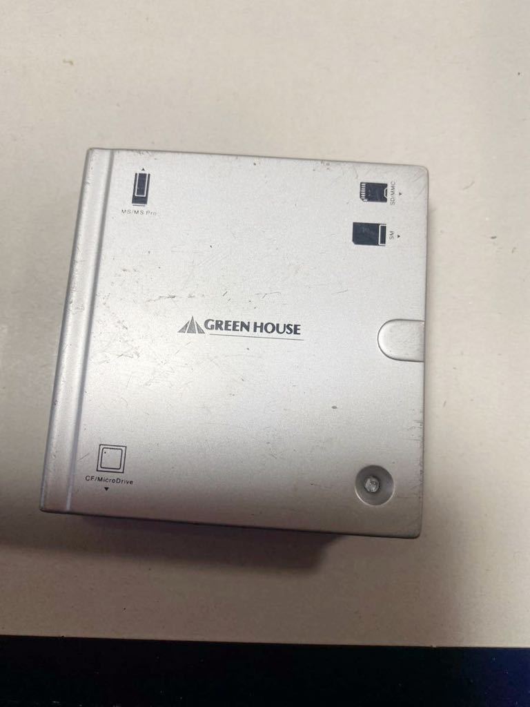 GREEN HOUSE GH-CRSQ-U2 R110/1629マルチスロットコードリーダ/ライタドライバ【ジャンク品】拍卖