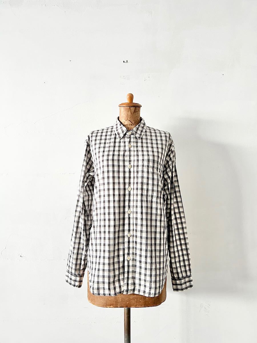 MHL, コットンチェック柄シャツ サイズS拍卖