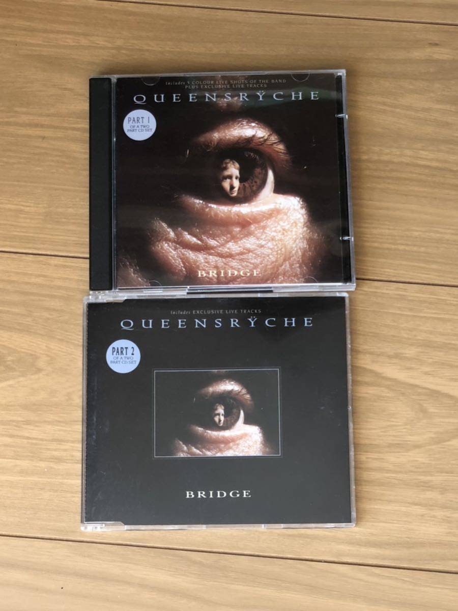 クイーンズライチQUEENSRYCHEミニ・アルバム”BRIDGE part1+part2”ライブ・トラック6曲収録 英国盤拍卖