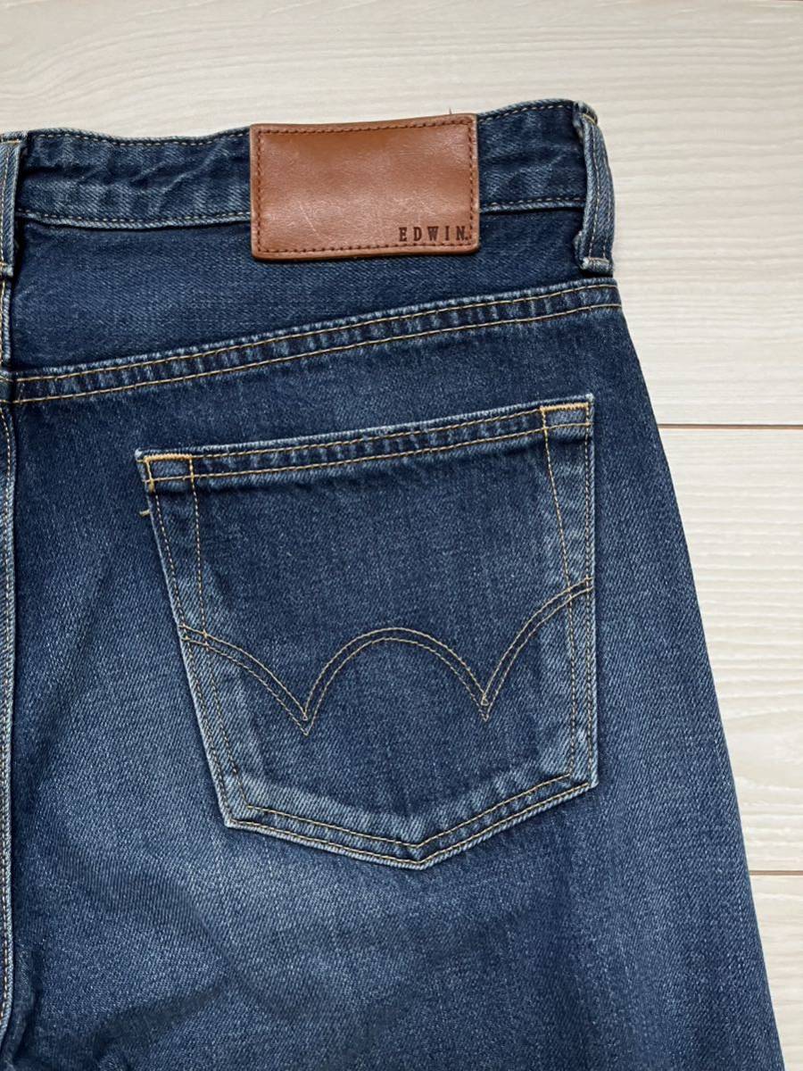 EDWIN エドウィン EスタンダードセルビッジデニムテーパードMサイズ 中古拍卖