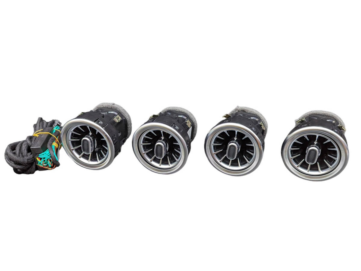 W447 エアコン 吹出口 AC エアコン ルーバー フロント 7色 メルセデス ベンツ Vクラス 国内発送 即納 カスタム ライト 内装 カラー拍卖