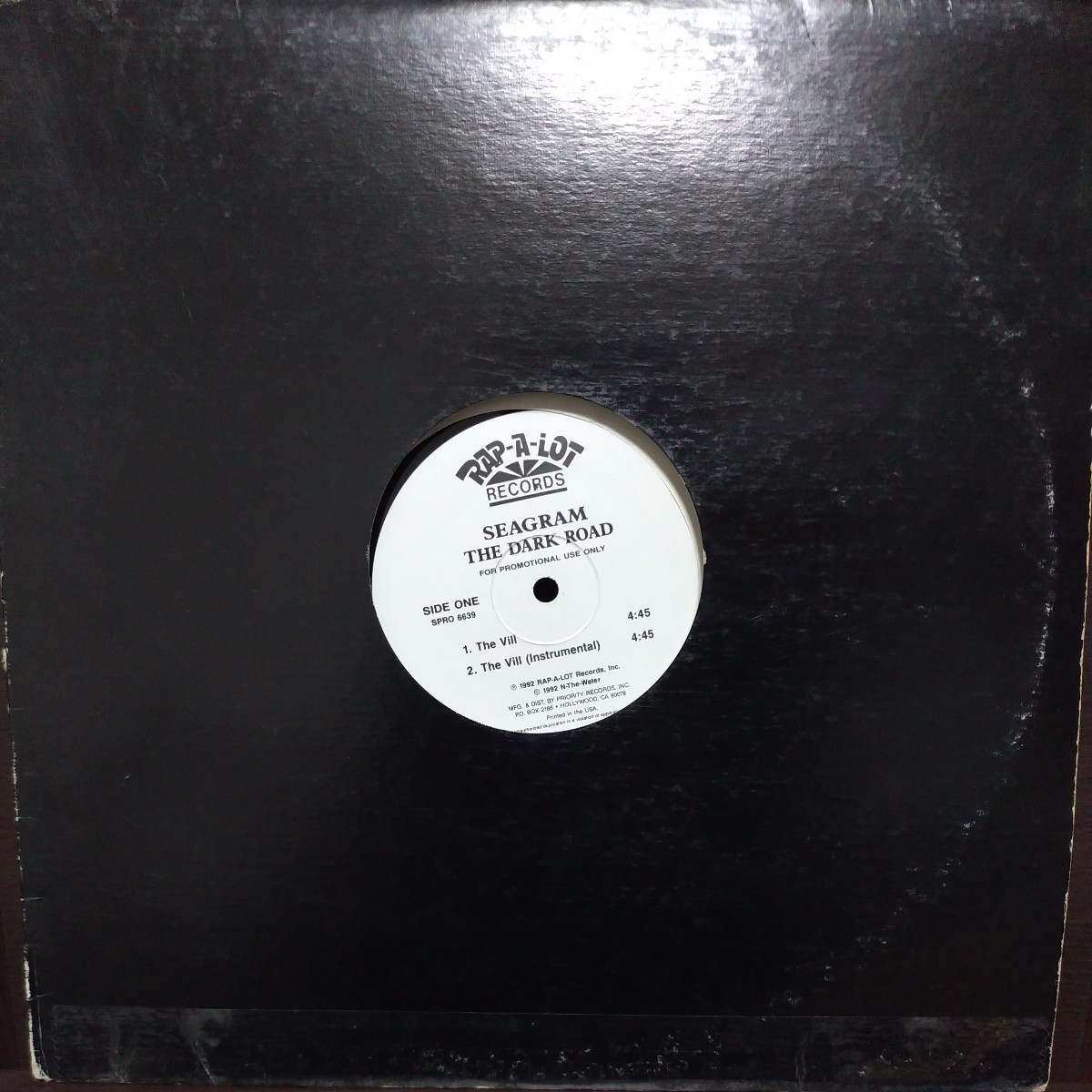 12inch US PROMO盤/SEAGRAM THE DARK ROAD拍卖