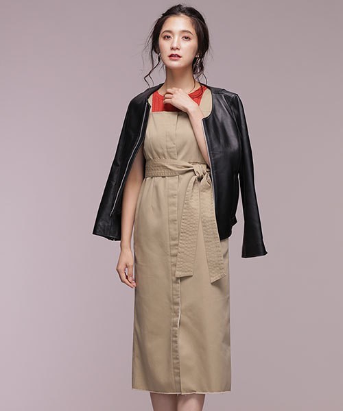 ディッキーズ dickies ワンピース ジャンパースカート レディース size M拍卖