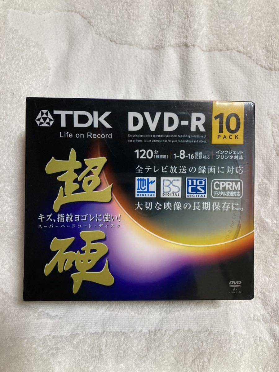 【送料無料】録画用DVD-R 16倍速 10枚 DR120HCDPWC10A (CRPM対応)TDK 記録媒体拍卖