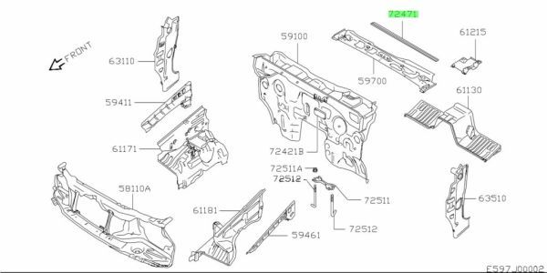 【未使用 スズキ 純正】ジムニー JB23W JB33W JB43W ボンネットウェザーストリップ カウリングトップフロント拍卖