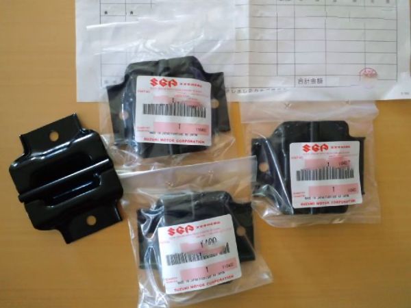 残りわずか!【未使用 スズキ 純正】SUZUKI ジムニー JB23W リアクォータフック 4個セット 1台分 リヤラゲッジ拍卖