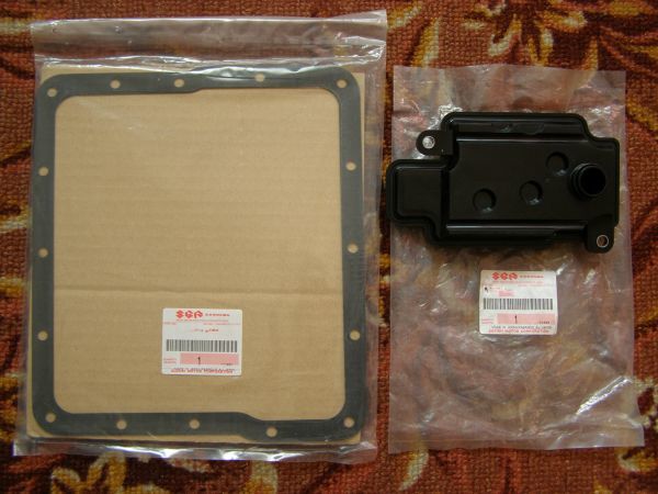 【未使用 スズキ 純正】ジムニー JB23W 1〜4型 トランスミッションオイルストレーナ ケース ガスケット セット拍卖