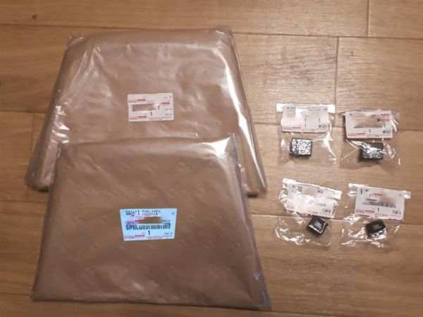 【未使用 トヨタ 純正流用】アルファード ヴェルファイア 30系 メッキスピーカートリム スピーカーグリルプレートセット 要加工拍卖