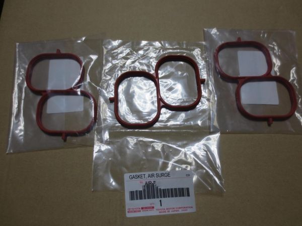 【未使用 トヨタ 純正】アルファード ヴェルファイア 20系 30系 エアサージタンクトゥー インテークマニホルドガスケット 3個拍卖