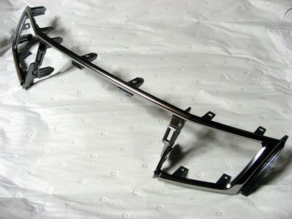 【未使用 トヨタ 純正】アルファード ヴェルファイア 20系 インストルメントパネルレジスタベゼル メッキ エアコン吹き出し口拍卖