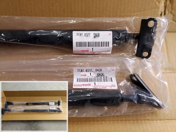 残りわずか!【未使用 トヨタ 純正】アルファード ヴェルファイア 20系 バックドアステー 左右セット ダンパー拍卖