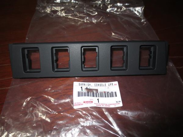 残りわずか!【未使用 トヨタ 純正流用】アルファード ヴェルファイア 20系 コンソールアッパパネルガーニッシュ拍卖