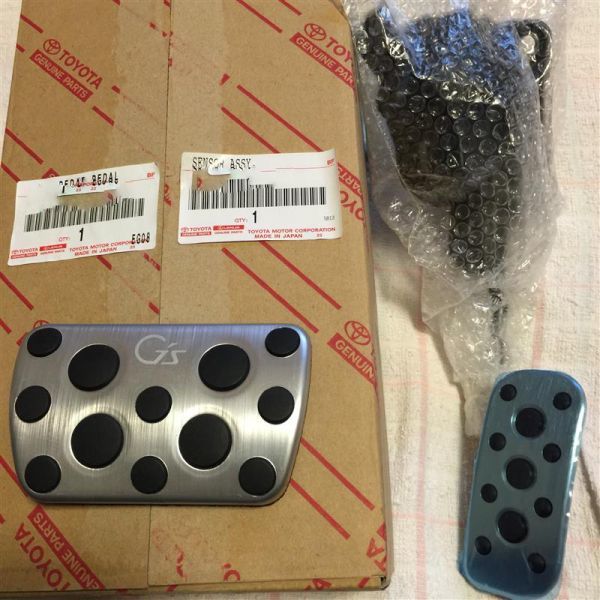 【未使用 トヨタ 純正】アルファード ヴェルファイア 20系 30系 アクセレータペダルセンサ G'S ブレーキペダルパッドセット拍卖