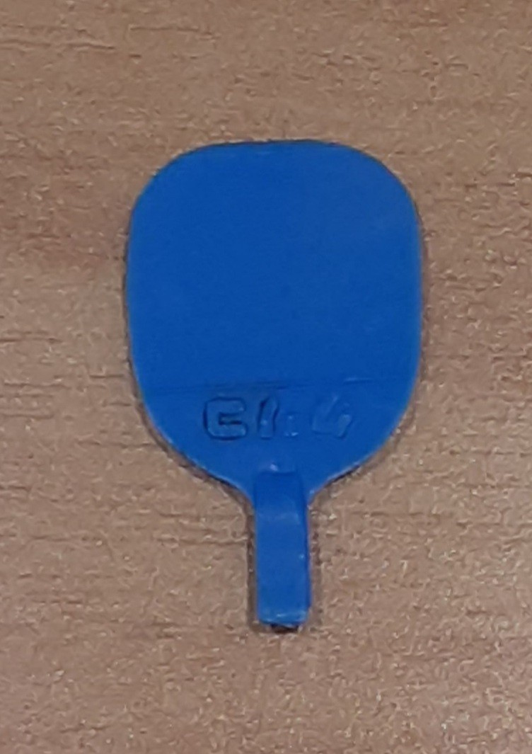 グリコ おまけ 卓球ラケット 1個 おもちゃ 雑貨 レトロ コレクション Glico 卓球 ラケット 青 ブルー拍卖