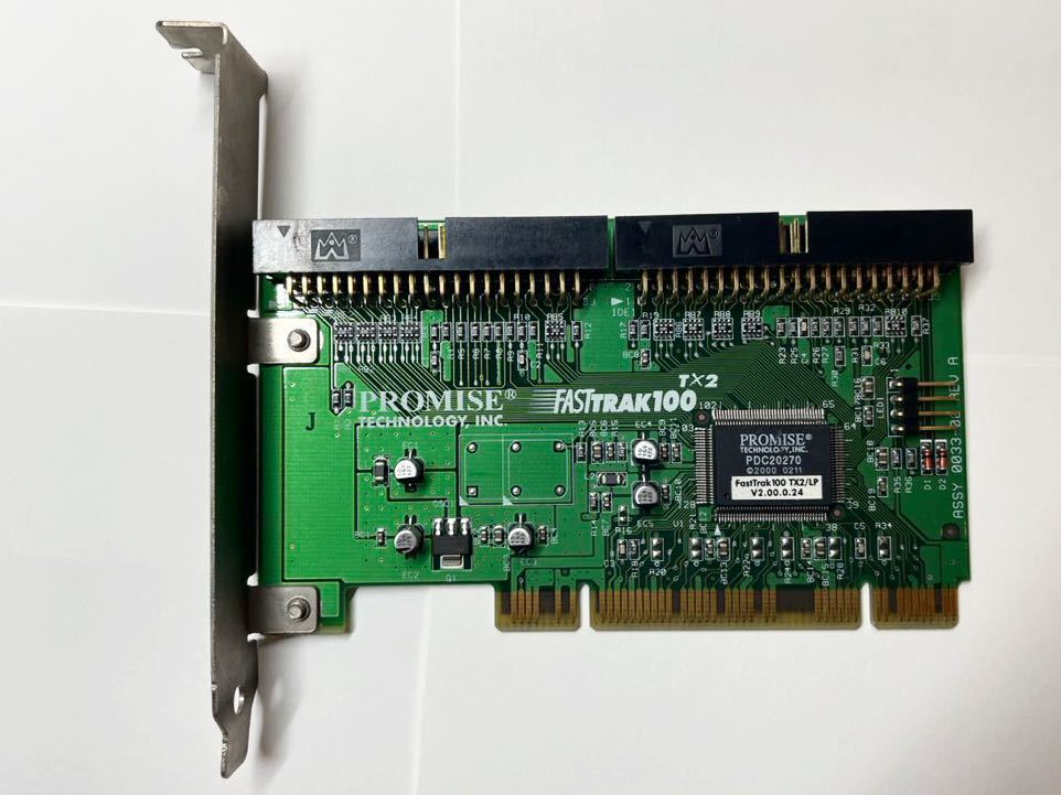 動作未確認品 PROMISE社製 IDE RAIDコントローラーカード FAST TRAK1000 TX2 ジャンク品 IDEケーブル、マニュアル付属拍卖