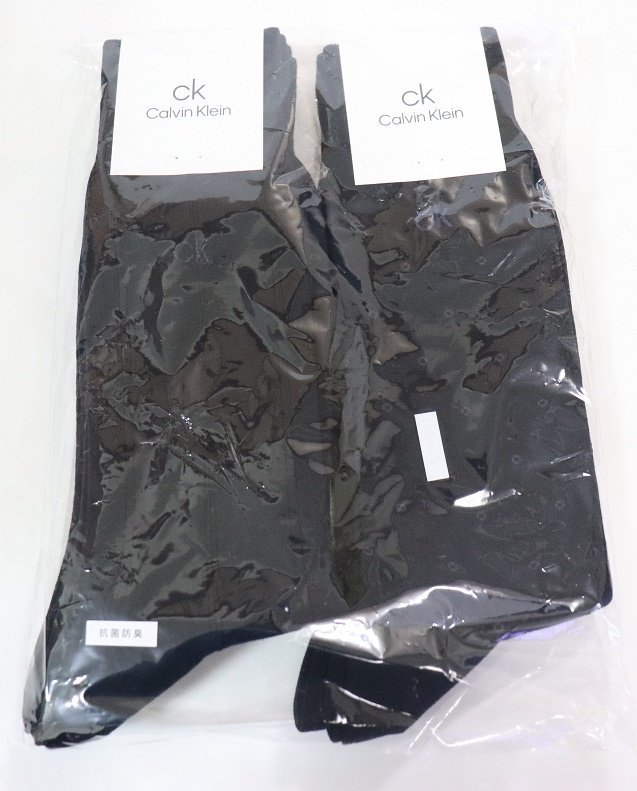 新品CK Calvin Klein カルバンクライン 新品メンズビジネス靴下5点セット25-27センチ6拍卖