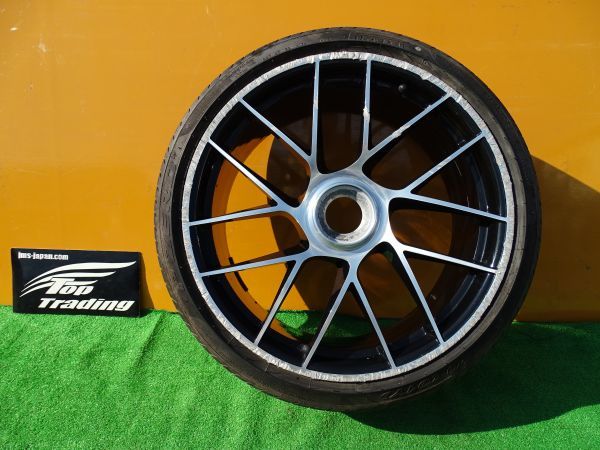 L2376vc ポルシェ純正 991 ターボS GT3 RS PDK 20インチ セントラルロッキング 鍛造 アルミホイール フロント用 9Jx20 ET51 99136272100拍卖