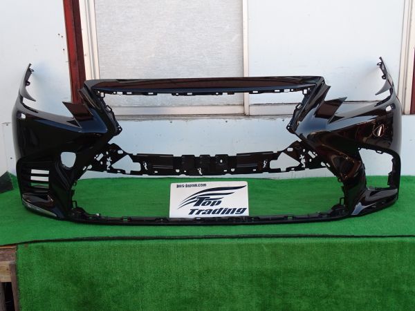 L2508/ レクサス 純正 LS500 VXFA50 前期 フロントバンパー 52119-50F20 ブラック拍卖