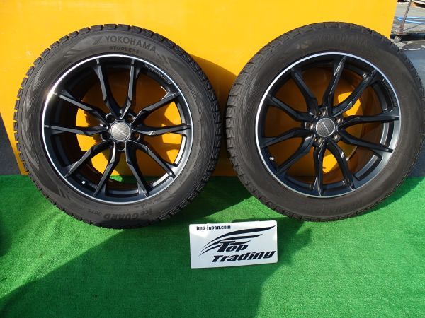 L2382vc ベンツ GLS X167 ユーロテック 20インチアルミホイール 9Jx20 ET15 / 9Jx20 ET44 112/5H アイスガードG075 275/50R20 左側2本拍卖
