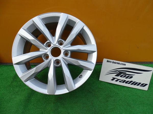 L2388vc VW純正 トゥーラン 1T/5T コンフォートライン アップグレードPKG 16インチ アルミホイール 8.5Jx16 1本 5TA601025拍卖