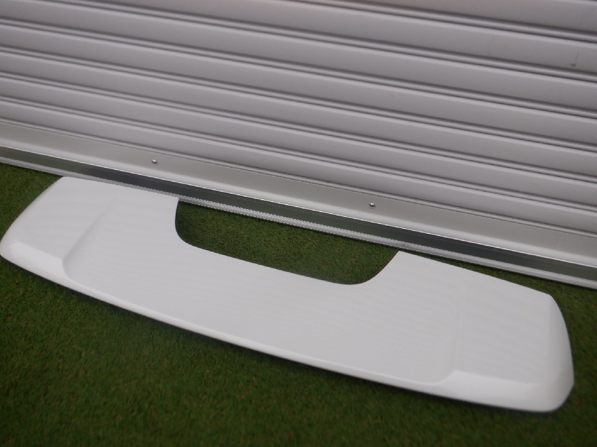 新車外し 純正 VJA300W FJA300W 300 ランドクルーザー ランクル リアスポイラー リアウィング 76085-60130 プレシャスホワイトパール090拍卖