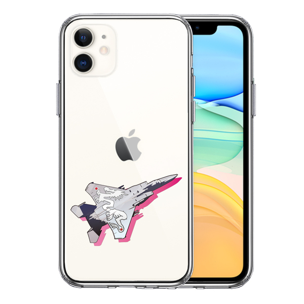 iPhone11 ケース クリア F-15J 303飛行隊 白龍 スマホケース 側面ソフト 背面ハード ハイブリッド拍卖