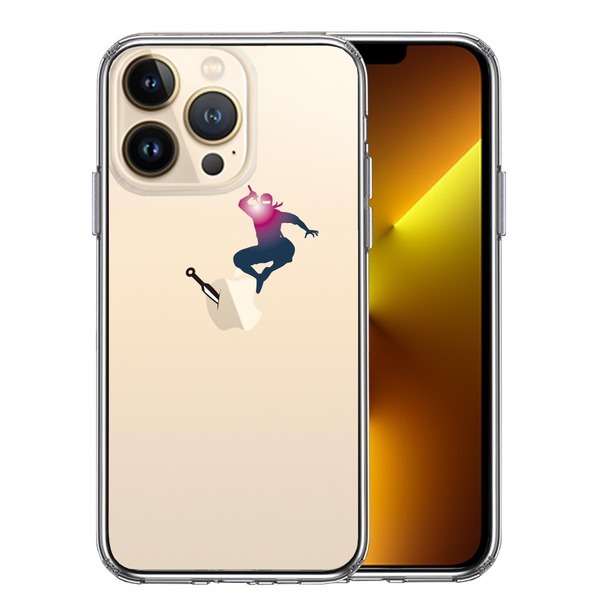 iPhone13Pro ケース クリア 忍者 手裏剣 クナイ スマホケース 側面ソフト 背面ハード ハイブリッド拍卖