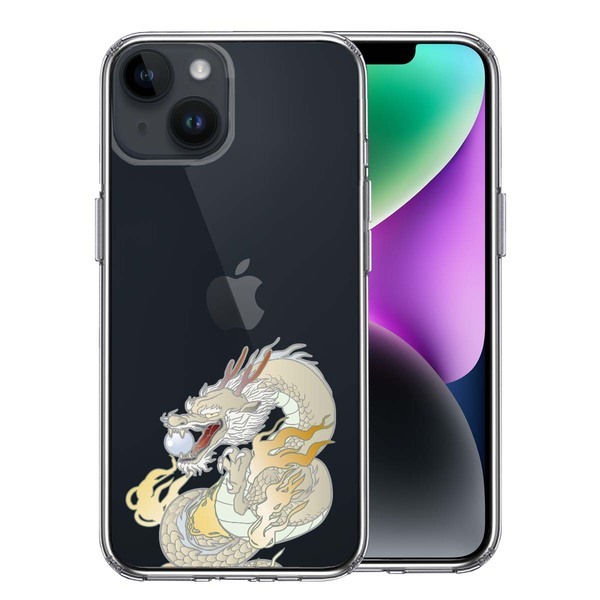 iPhone14 ケース クリア 龍 3 スマホケース 側面ソフト 背面ハード ハイブリッド拍卖