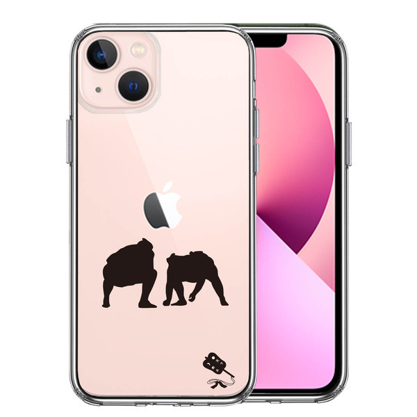 iPhone13 ケース クリア 相撲 おすもう 仕切り スマホケース 側面ソフト 背面ハード ハイブリッド拍卖