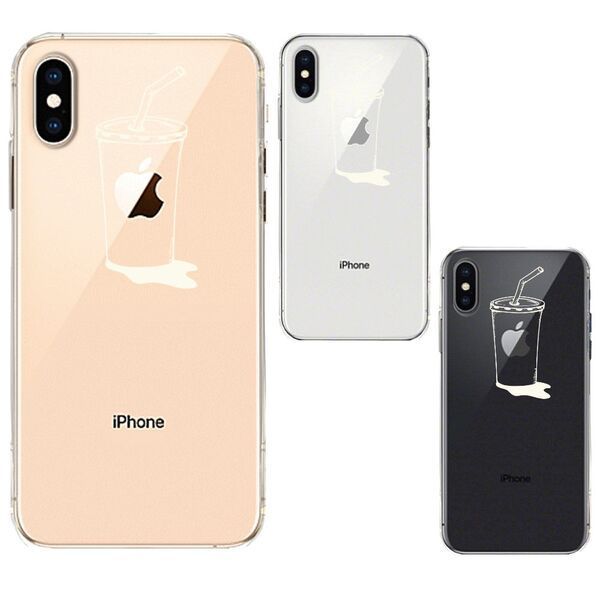 iPhoneX ケース iPhoneXS ケース ソフト アップルジュース スマホケース ソフトスマホケース拍卖