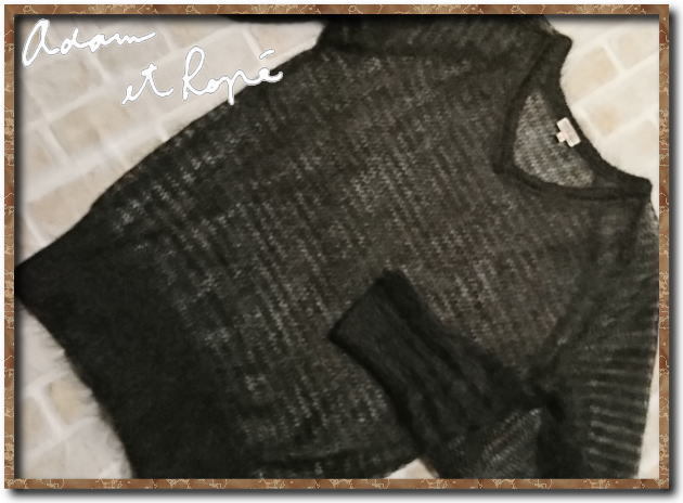 美品!!☆Adam et Rope アダムエロペ モヘヤニット☆難あり拍卖