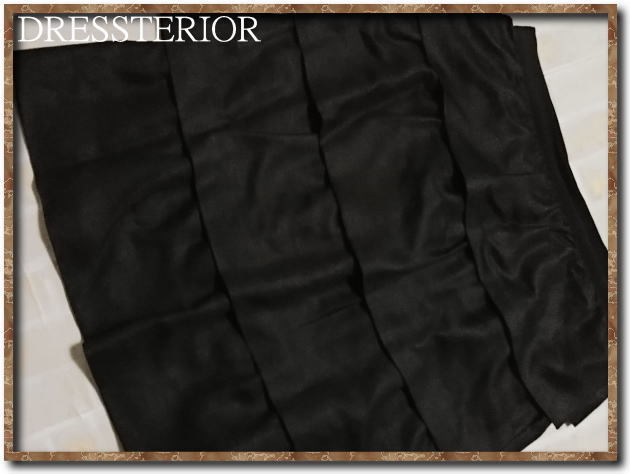 ☆Dressterior ドレステリア ティアードスカート 黒☆拍卖