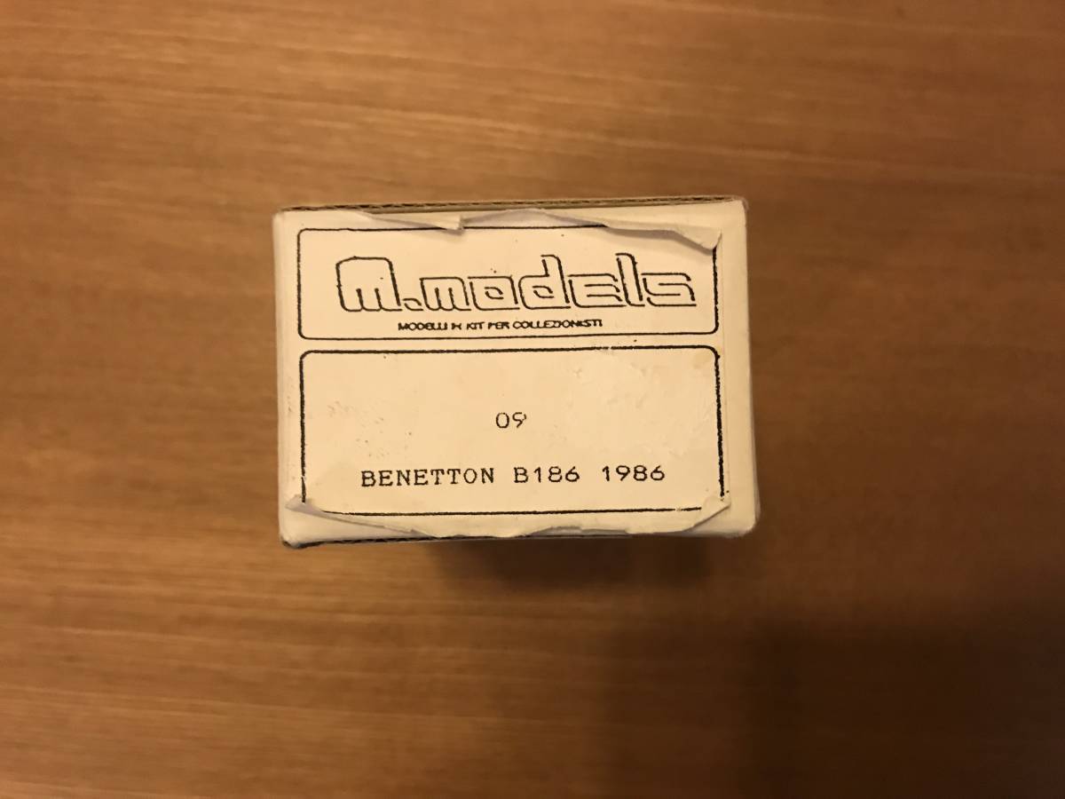 ※ 1/43キット m.models ベネトン・BMW B186 デトロイトGP 1986拍卖
