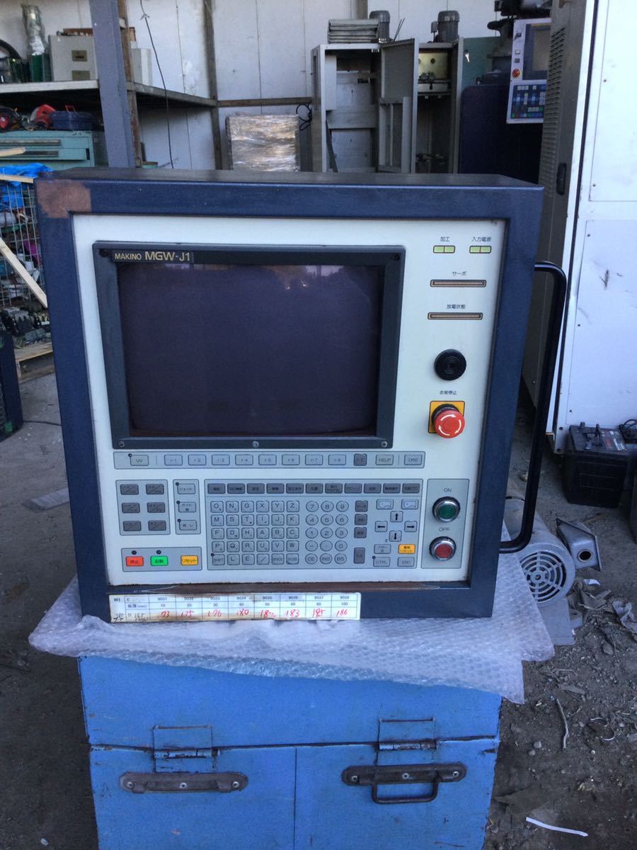 NC牧野線フライス盤スクリーン MGW-J1拍卖