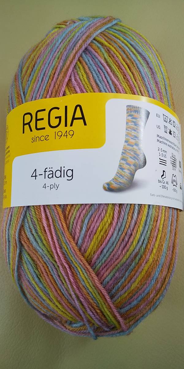 ★毛糸 REGIA レギア Schachenmayr シャッヘンマイヤー 4ply(フォープライ) #01289 イタリア製 ソックヤーン 靴下★拍卖