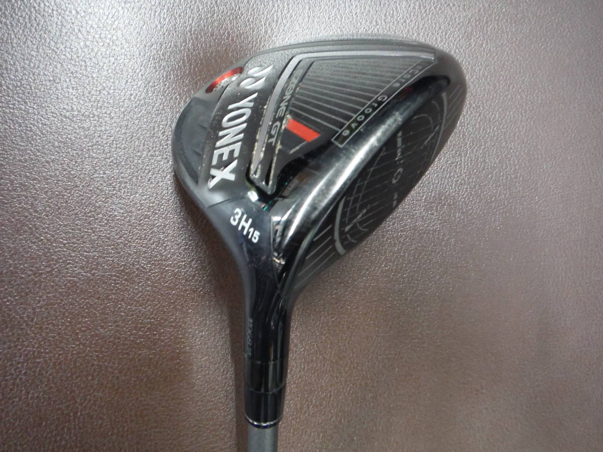 中古★税込 ヨネックス EZONE GT フェアウェイウッド #3H 15° 純正カーボン RK03GT 硬さR ヘッドカバーなし拍卖