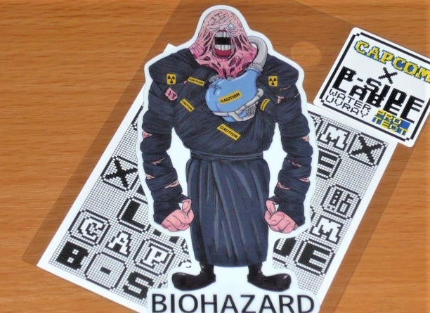 ◆バイオハザード ステッカー◆ネメシス 全身◆B-SIDE LABEL◆カプコン◆拍卖