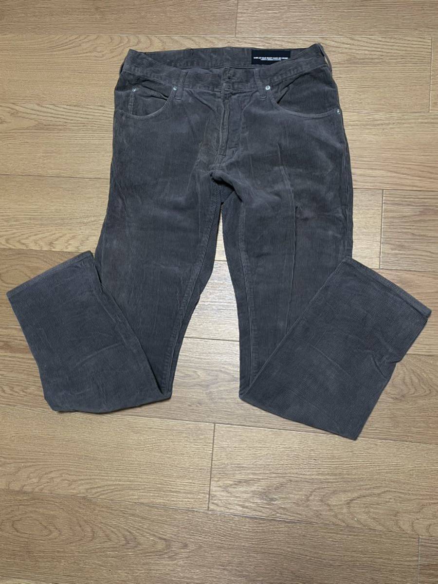 SHIPS Jet Blue コーデュロイ パンツ グレー Mサイズ拍卖