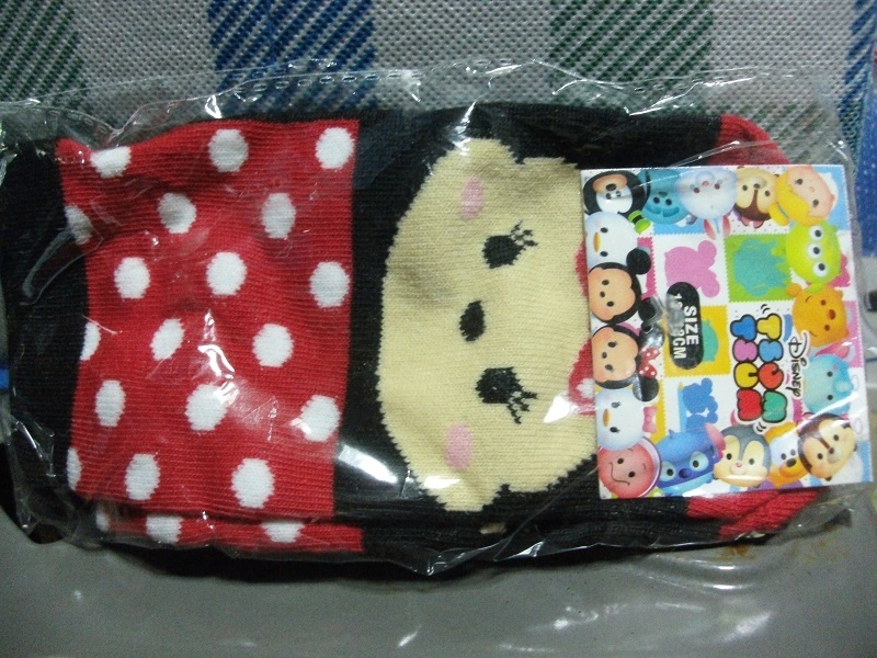 ディスニー TSUM TSUM ミニー靴下 ☆拍卖