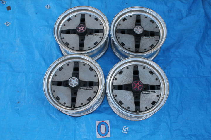 KL-715-K 旧車 当時物・ホシノレーシング HOSHINO RACING IMPUL 6-JJ×14 PCD114.3 4H 4本セット拍卖