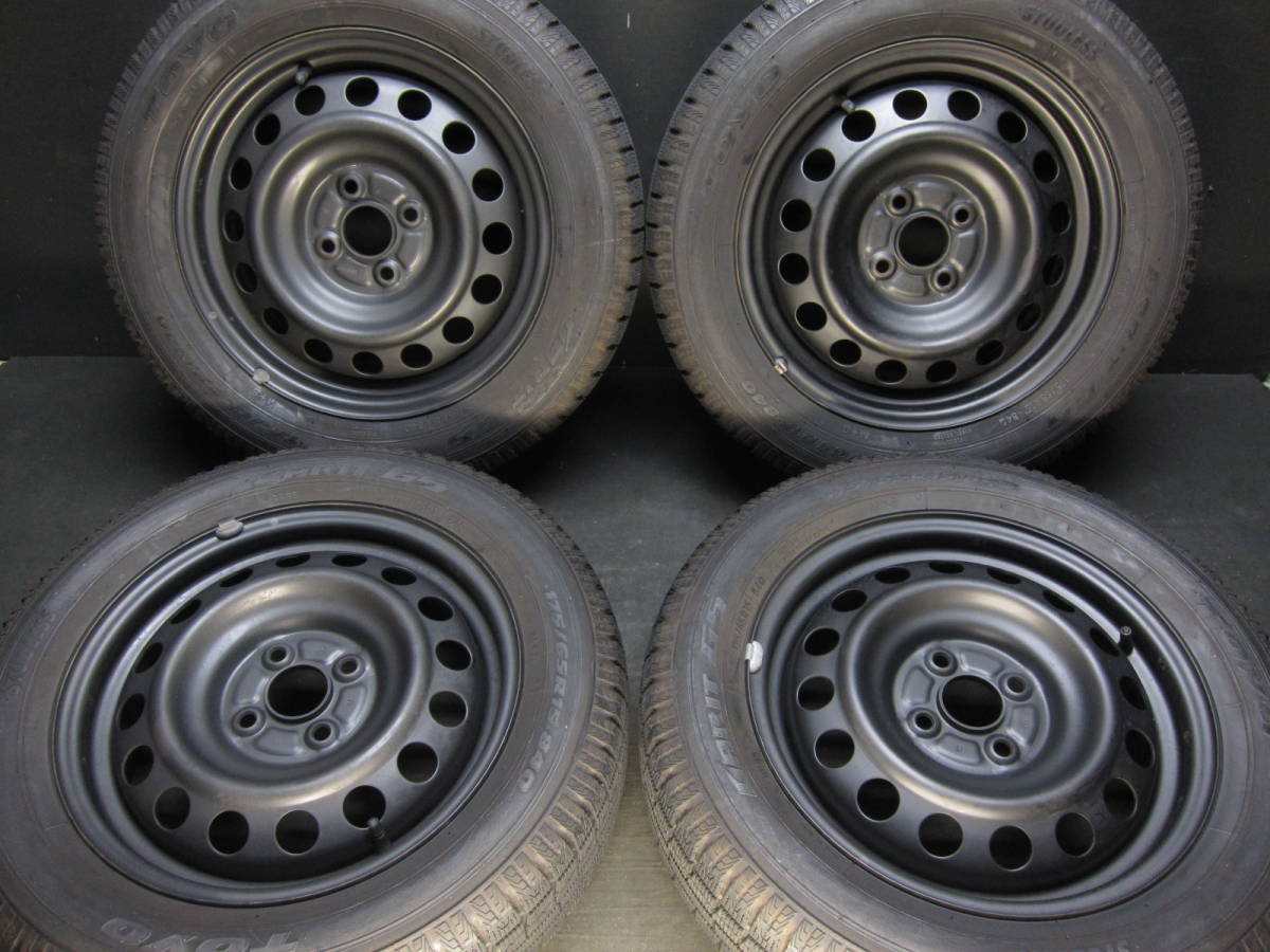 ★☆ トヨタ純正 トーヨー 175/65R15 スペイド アクア ヴィッツ カローラ アクシオ ポルテ PCD/100/+39 #22684 ☆★拍卖