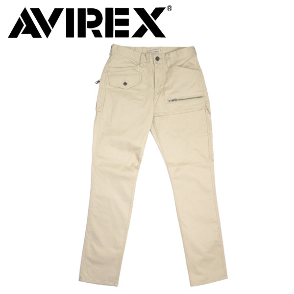 AVIREX (アヴィレックス) 6156101 STRETCH DOBBY PANT ストレッチ ドビー パンツ 783-5210004 51(40)BEIGE-M拍卖